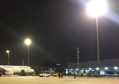 上海虹橋機(jī)場(chǎng)停機(jī)坪高桿燈