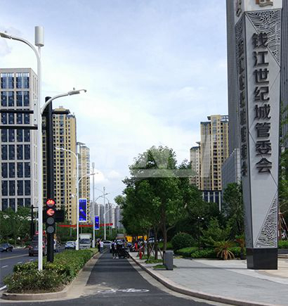 杭州錢(qián)江世紀(jì)城智慧路燈