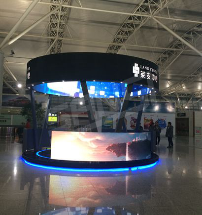 西安咸陽機場室內(nèi)全彩屏