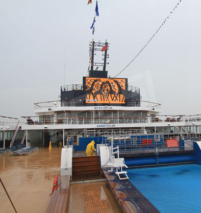 天海郵輪-海上運營游輪室外全彩屏