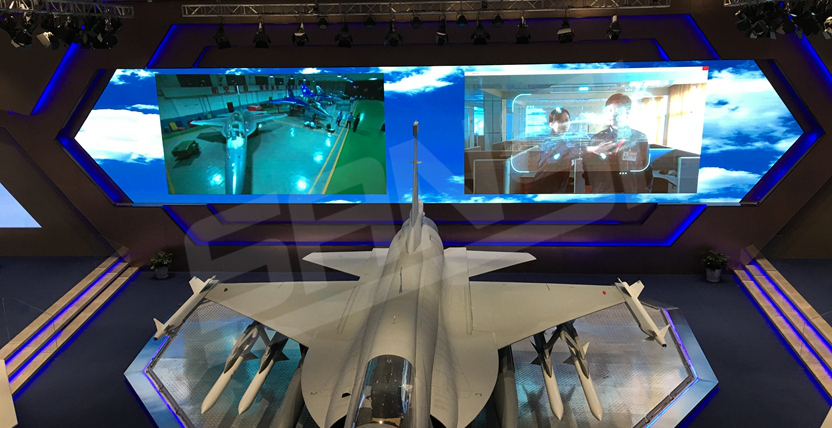 北京中航技術(shù)學院室內(nèi)全彩屏