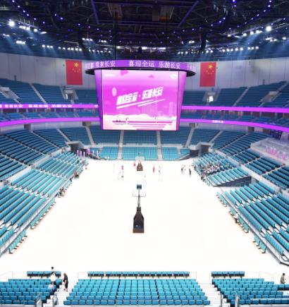 西安奧體中心館內(nèi)斗型屏
