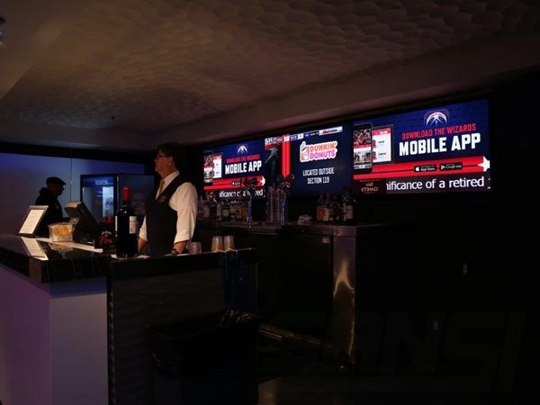 美國華盛頓訓(xùn)練俱樂部室內(nèi)led全彩顯示屏