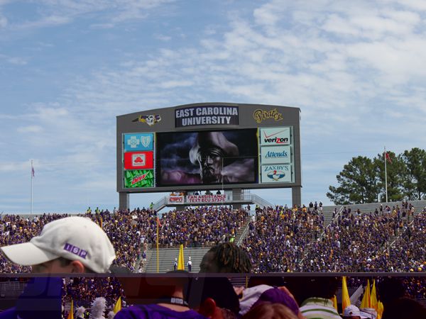 美國ECU體育場(chǎng)led全彩顯示屏