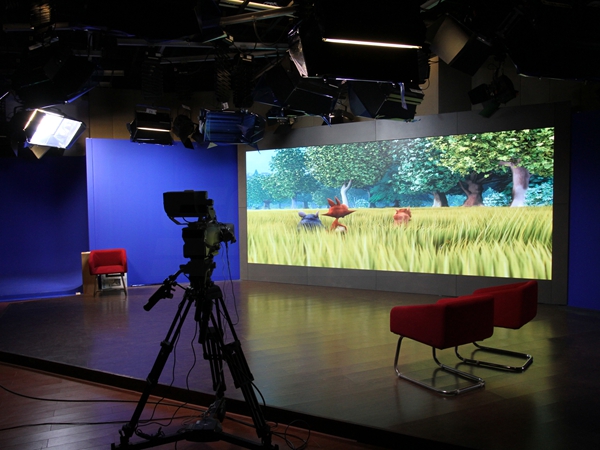 上海青浦廣電室內(nèi)LED全彩屏