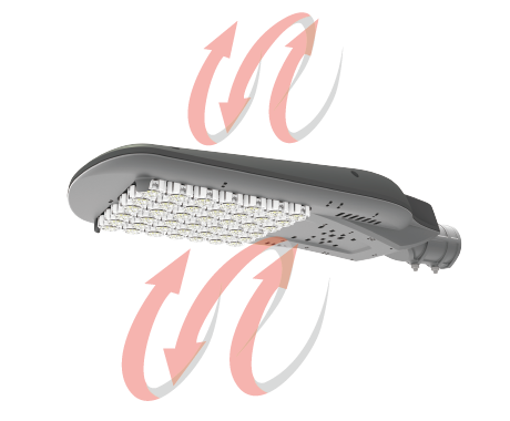 通透高效的“像素燈”對流散熱設(shè)計