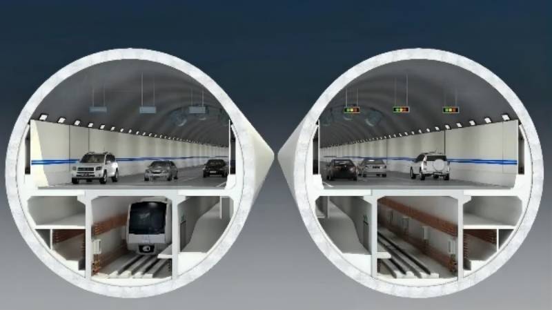 工程線路全長4760米，隧道長3890米。設(shè)計為雙管雙層公軌共建，上層為雙向六車道公路，下層為軌道交通，屆時開車最快5分鐘可穿越黃河，乘坐地鐵2.5分鐘可穿越黃河。/圖片來源網(wǎng)絡(luò)