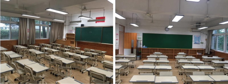 日新實驗小學普通教室實景(改造后)