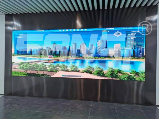 三思LED顯示屏應(yīng)用于天津某中心數(shù)字孿生項目