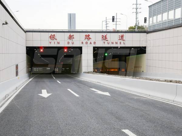 上海,銀都路,越江隧道,隧道照明,照明案例