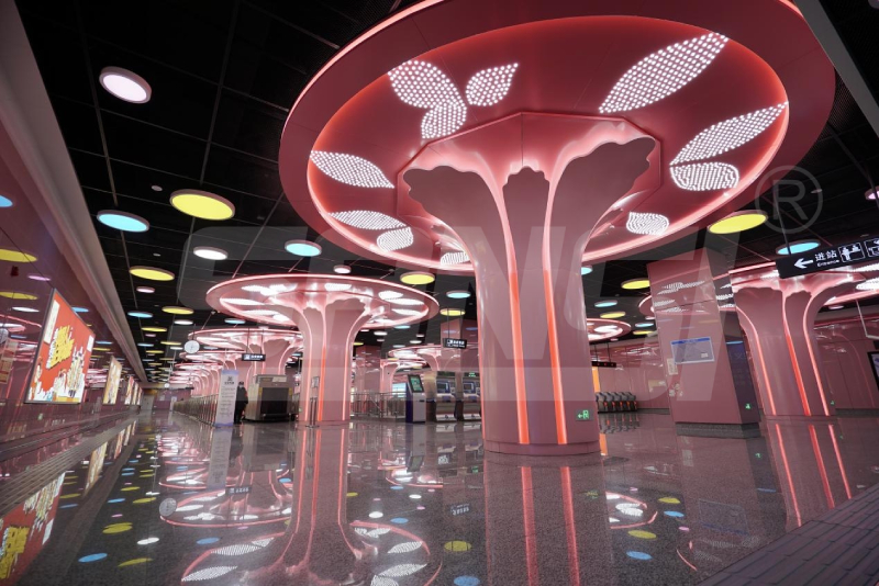 三思LED,地鐵照明,以智慧之光,重塑城市,出行體驗