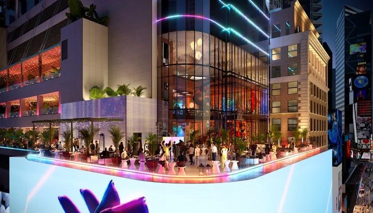 紐約TSX百老匯1800㎡巨幕,三思LED,硬核科技,打造沉浸式,娛樂新地標(biāo)