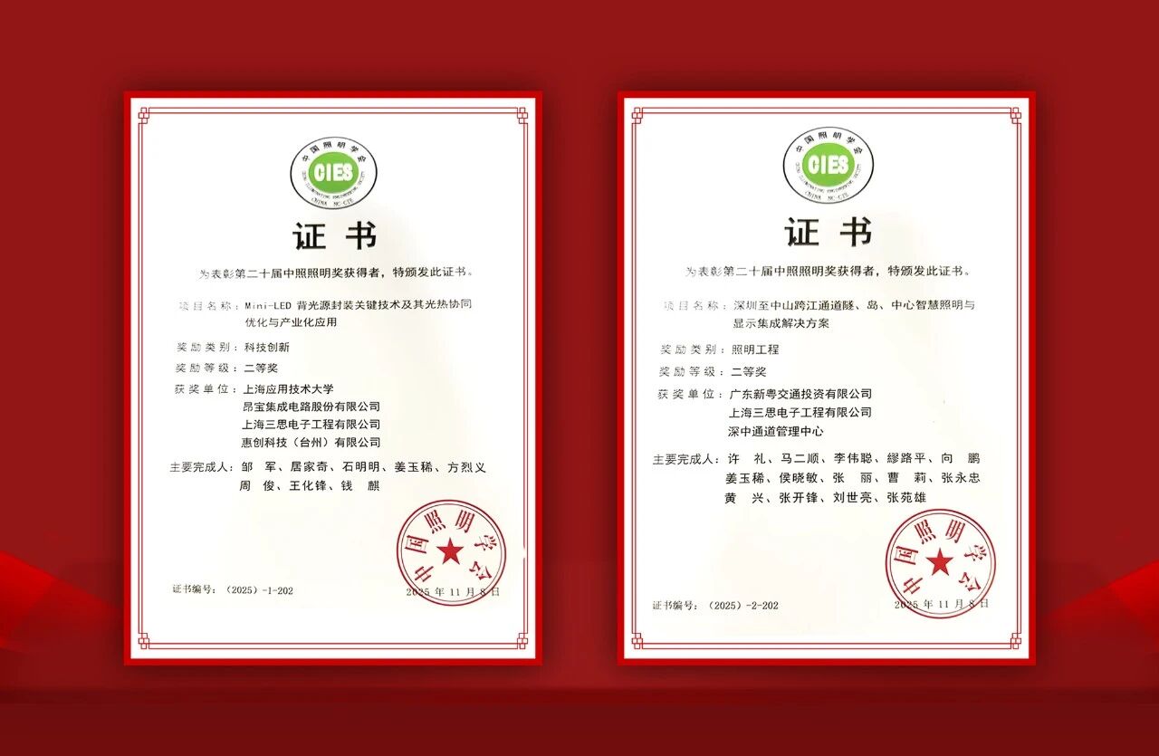 三思雙獎(jiǎng)加冕,技術(shù)創(chuàng)新,品牌實(shí)力,再獲認(rèn)可